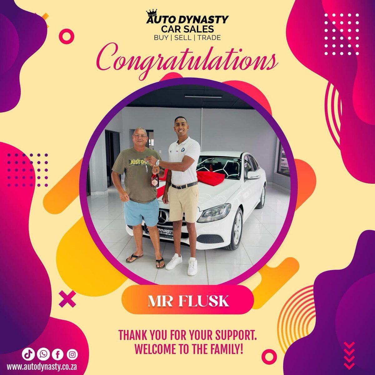Auto Dynasty happy customer 1