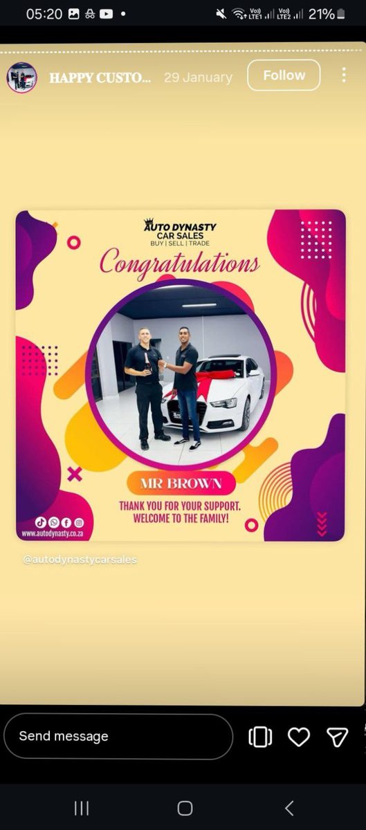 Auto Dynasty happy customer 6